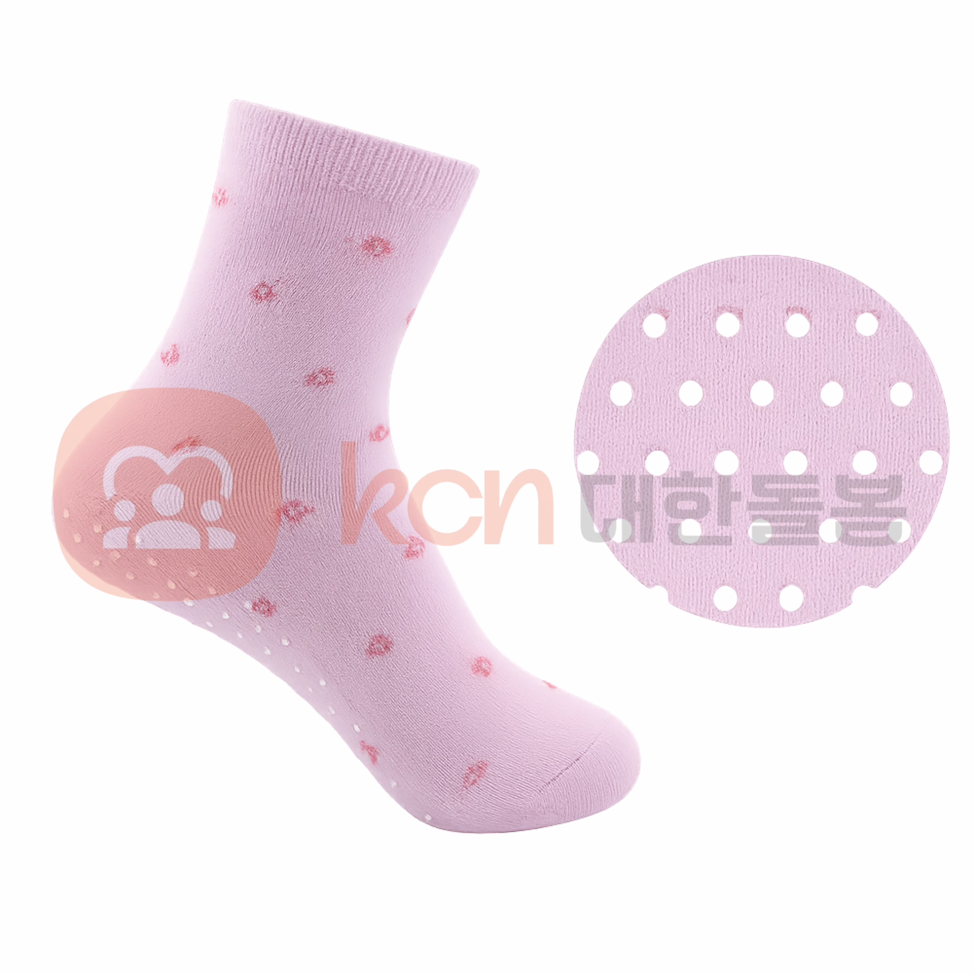 미끄럼방지 양말 로제-02 미끄럼방지 양말
