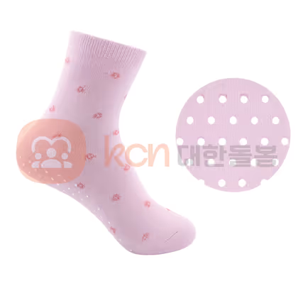 미끄럼방지 양말 로제-02 미끄럼방지 양말