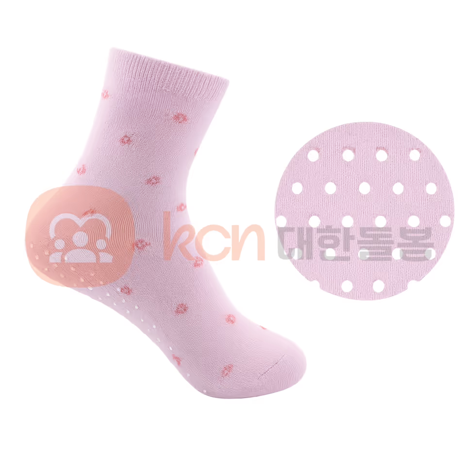 미끄럼방지 양말 로제-02 미끄럼방지 양말 상품 이미지