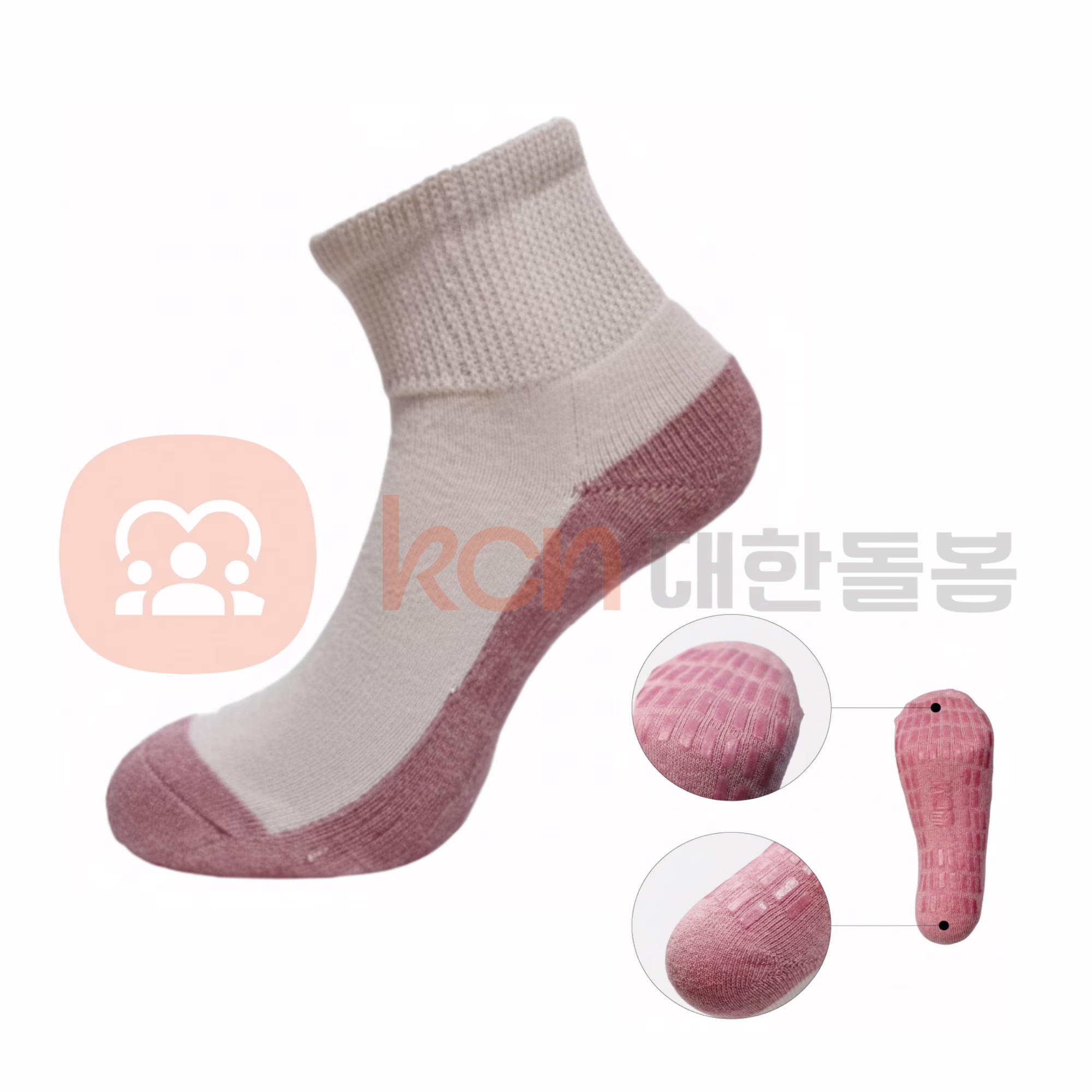 미끄럼방지 양말 4DM-102 여성용 미끄럼방지 양말