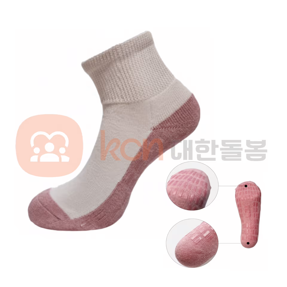 미끄럼방지 양말 4DM-102 여성용 미끄럼방지 양말 상품 이미지