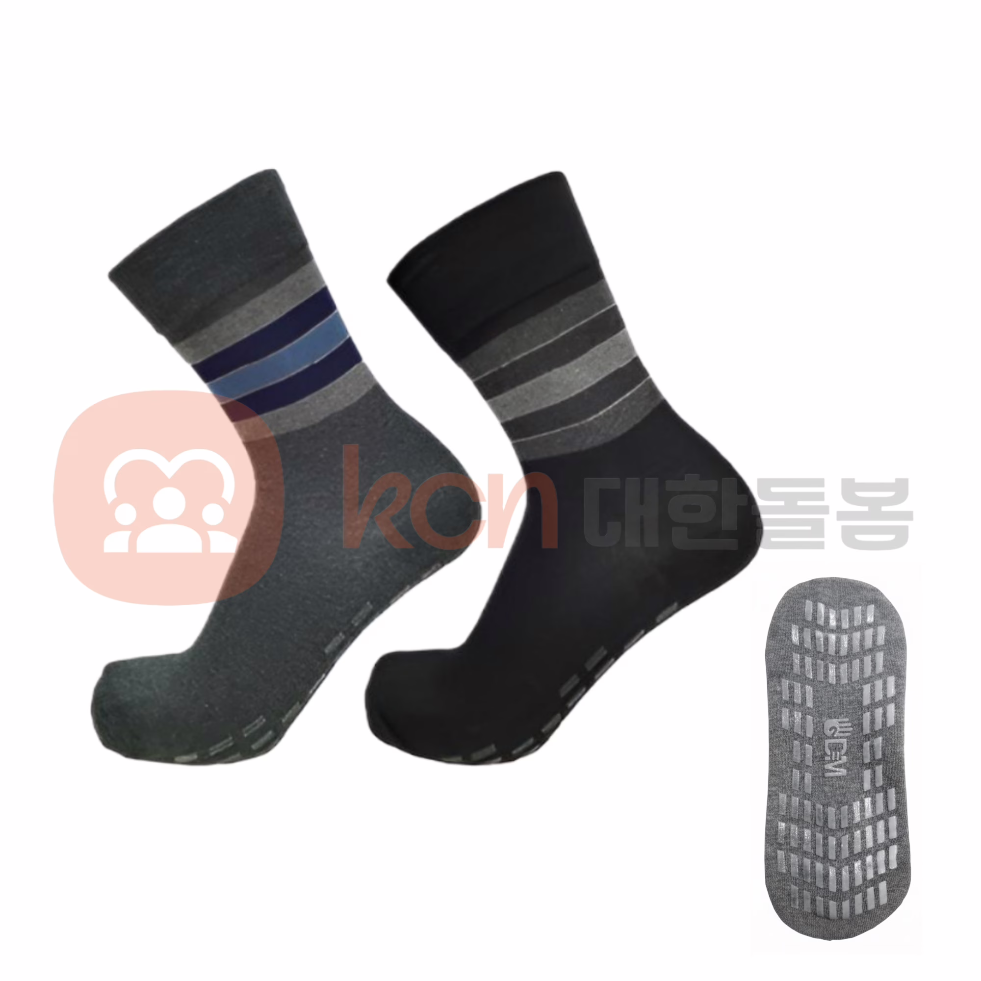 미끄럼방지 양말 4DM-203 남성용 미끄럼방지 양말