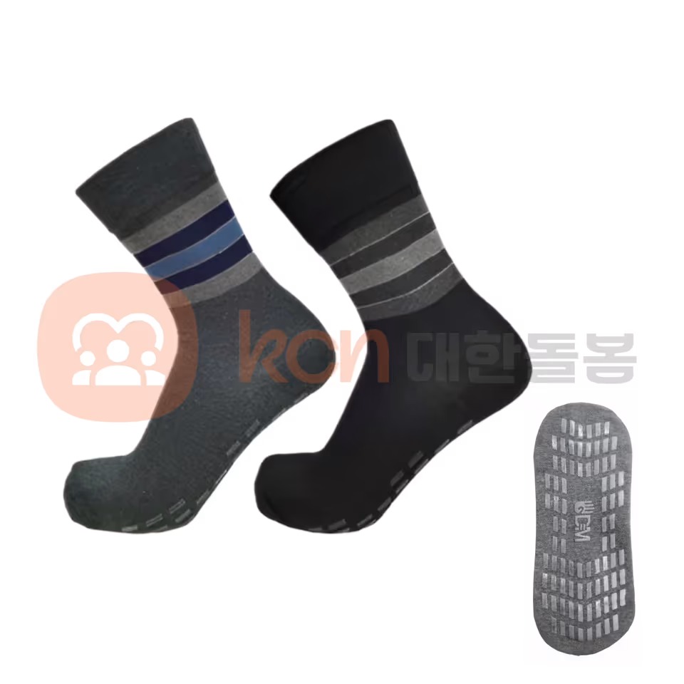 미끄럼방지 양말 4DM-203 남성용 미끄럼방지 양말 상품 이미지