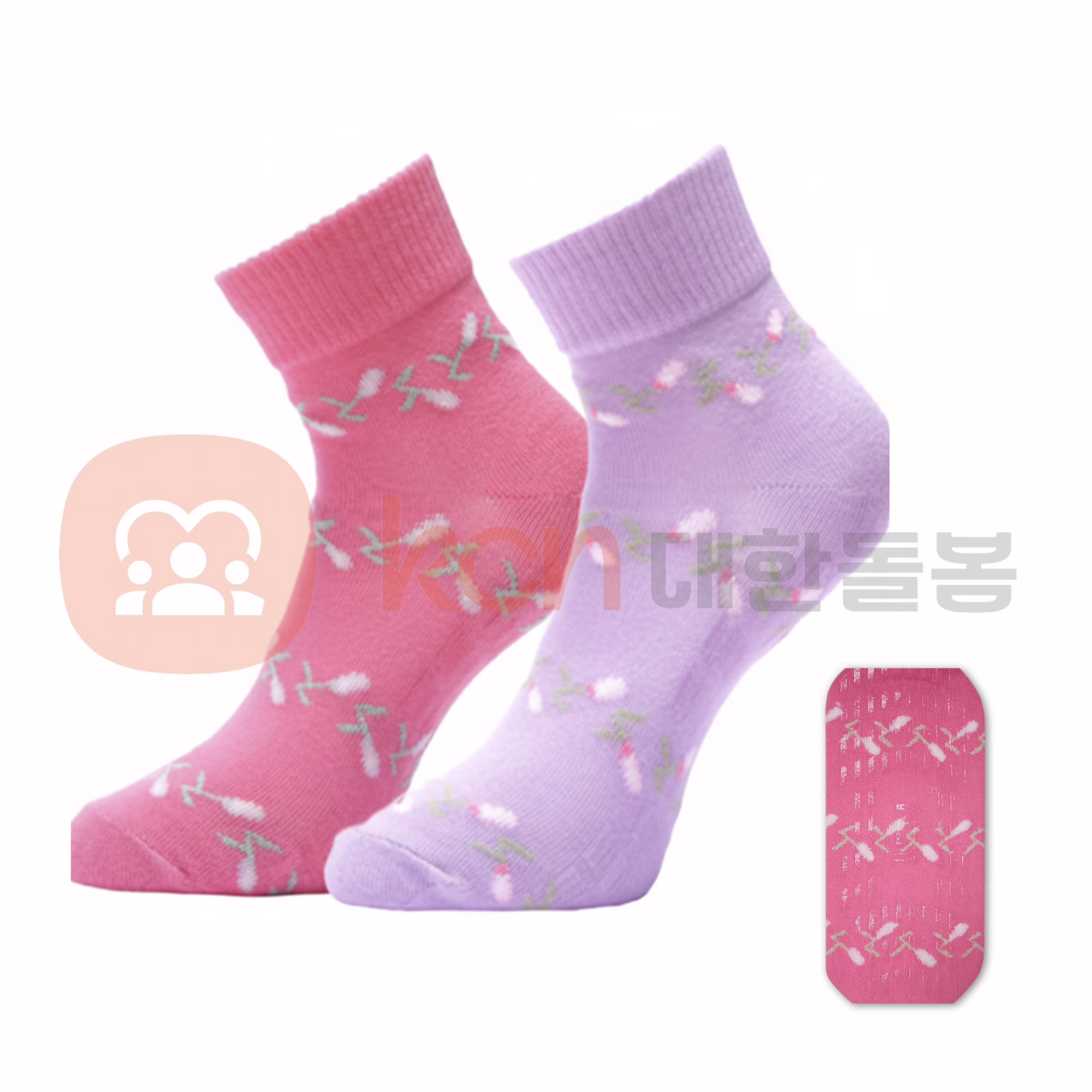 미끄럼방지 양말 4DM-210 여성용 미끄럼방지 양말