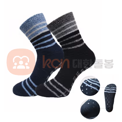 미끄럼방지 양말 4DM-307 남성용 미끄럼방지 양말