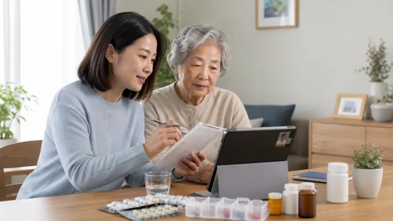 멀리 사는 자녀가 부모님 복약을 안전하게 확인하는 방법