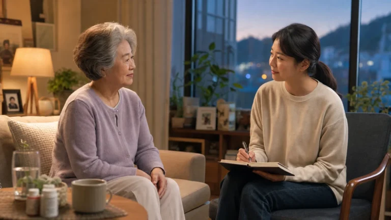 부모님의 수면 시간이 갑자기 달라졌을 때 기록할 것